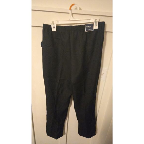 Karen Scott Pants - Karen Scott Women's Sport Comfort Waist Pull-On Pants in Black